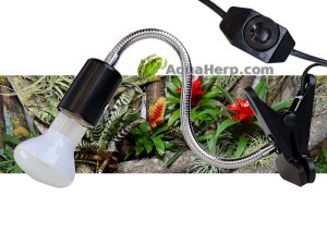 Lämpölamppu terraarioon E27 (30cm) himmentimellä