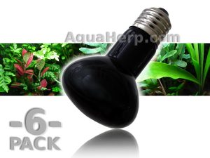 Terraario lämpölamppu musta 40W.